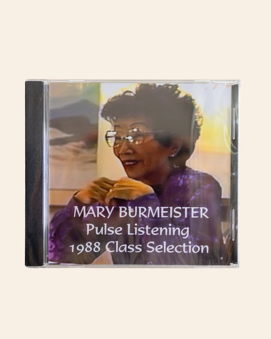 Mary Burmeister's Pulse Listening DVD